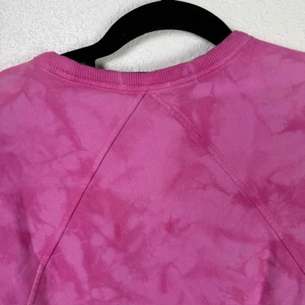 rag & bone City Tie Dye Sweatshirt (Cropped Pullover) Revolve Fua Pink XS
